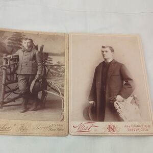 Cabinet Cards Set Of Two